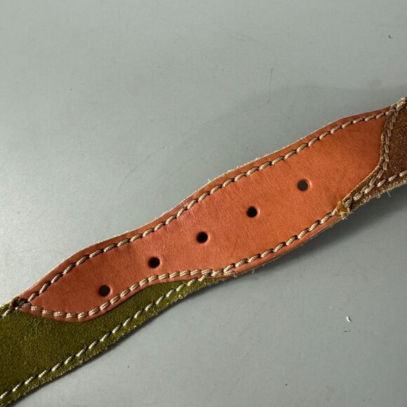 NWOT Lucky Brand Multicolor Leather Patchwork Women\'s Belt, Size M main image 7